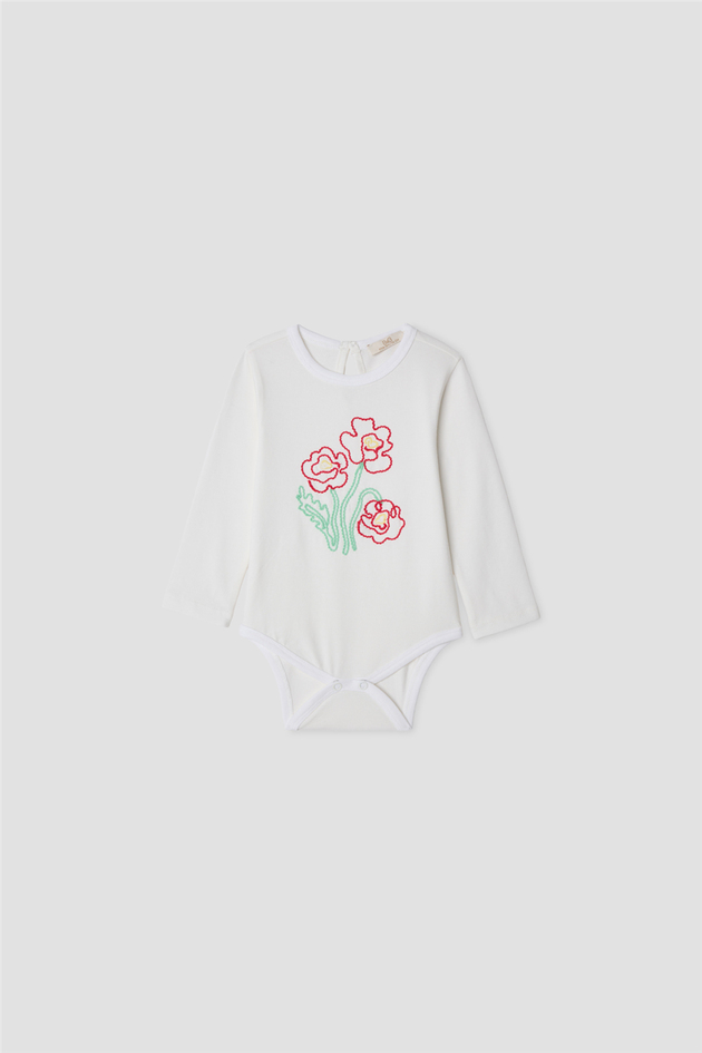 B&G Kız Bebek Beyaz BodyB&G Kız Bebek Beyaz Body