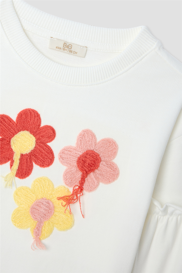 B&G Kız Bebek Bisiklet Yaka SweatshirtB&G Kız Bebek Bisiklet Yaka Sweatshirt