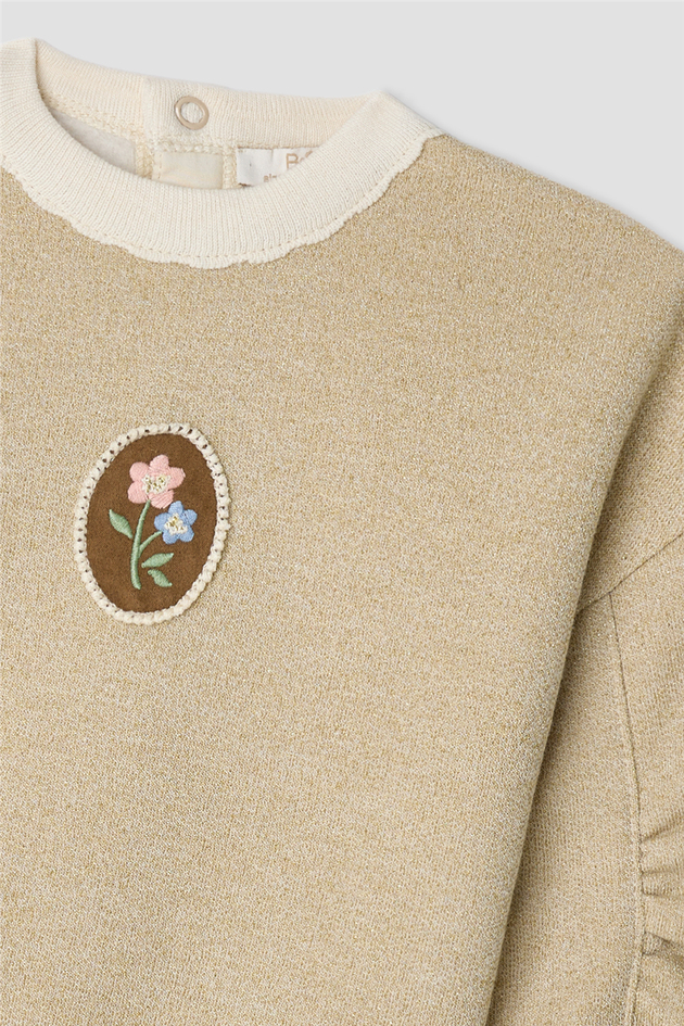 B&G Kız Bebek Bisiklet Yaka SweatshirtB&G Kız Bebek Bisiklet Yaka Sweatshirt