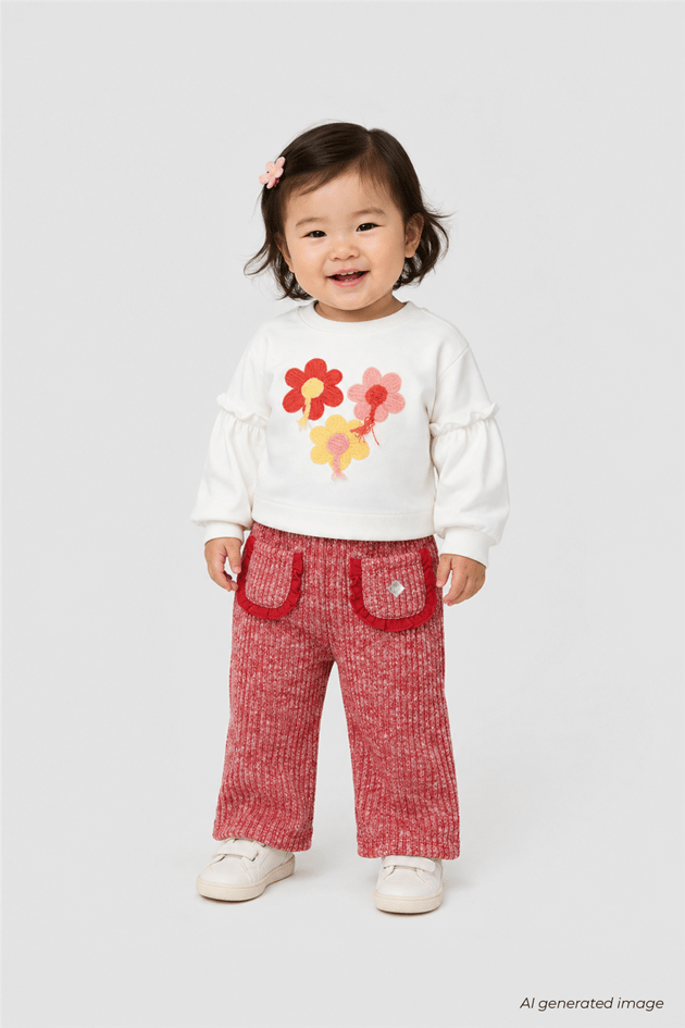 B&G Baby Girls Crew Neck SweatshirtB&G Baby Girls Crew Neck Sweatshirt