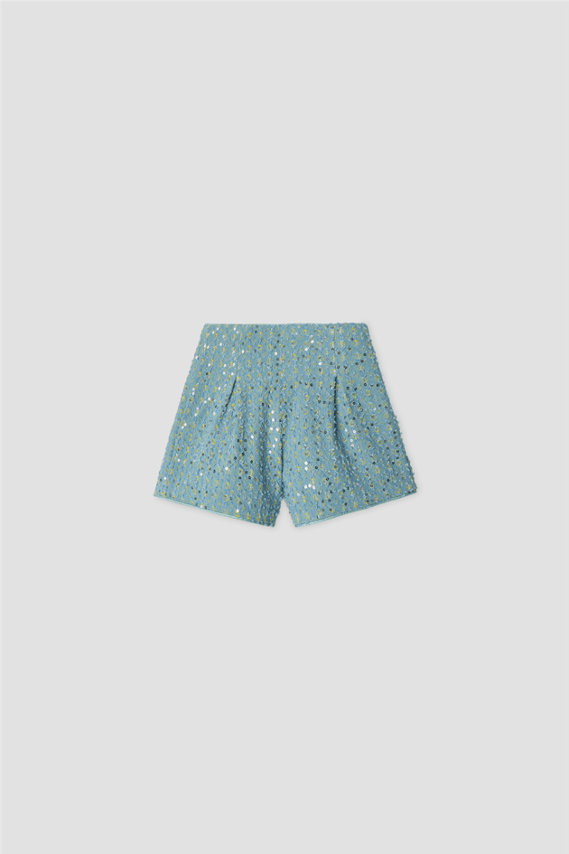 B&G Kız Bebek Denim Desenli Şort EtekB&G Kız Bebek Denim Desenli Şort Etek
