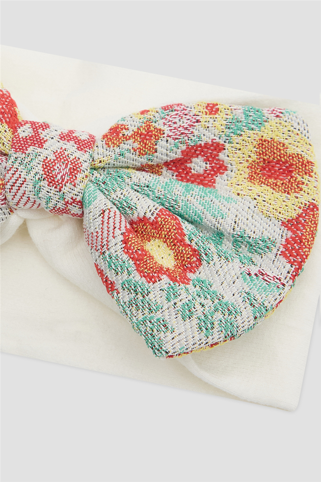 B&G Kız Bebek Desenli BandanaB&G Kız Bebek Desenli Bandana
