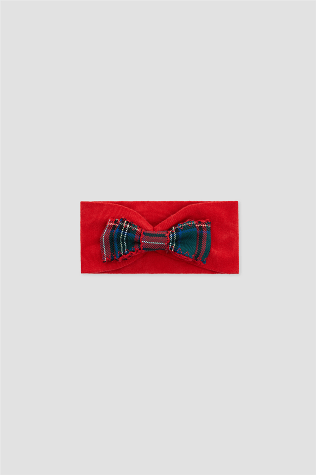 B&G Kız Bebek Ekose BandanaB&G Kız Bebek Ekose Bandana