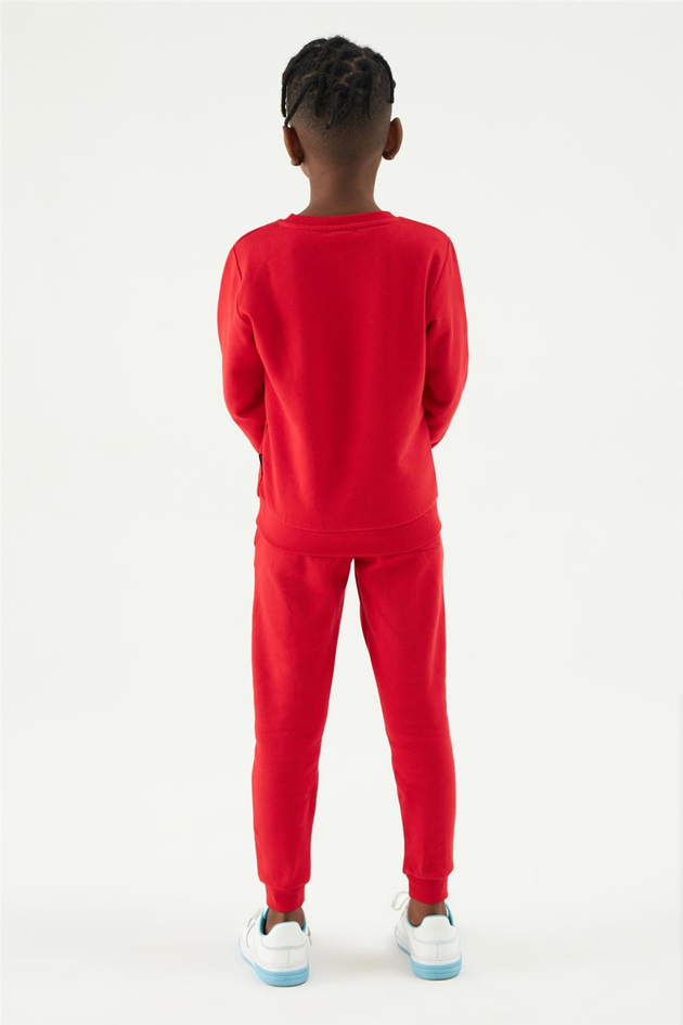 Bikkembergs Erkek Çocuk Kırmızı Sweatshirt