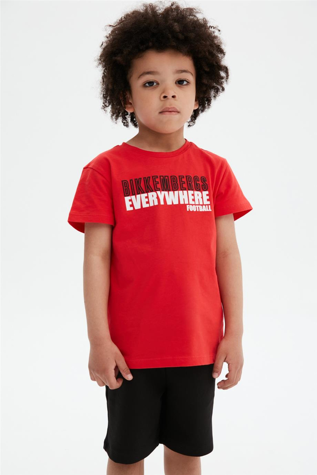 Bikkembergs Erkek Çocuk Kırmızı T-Shirt