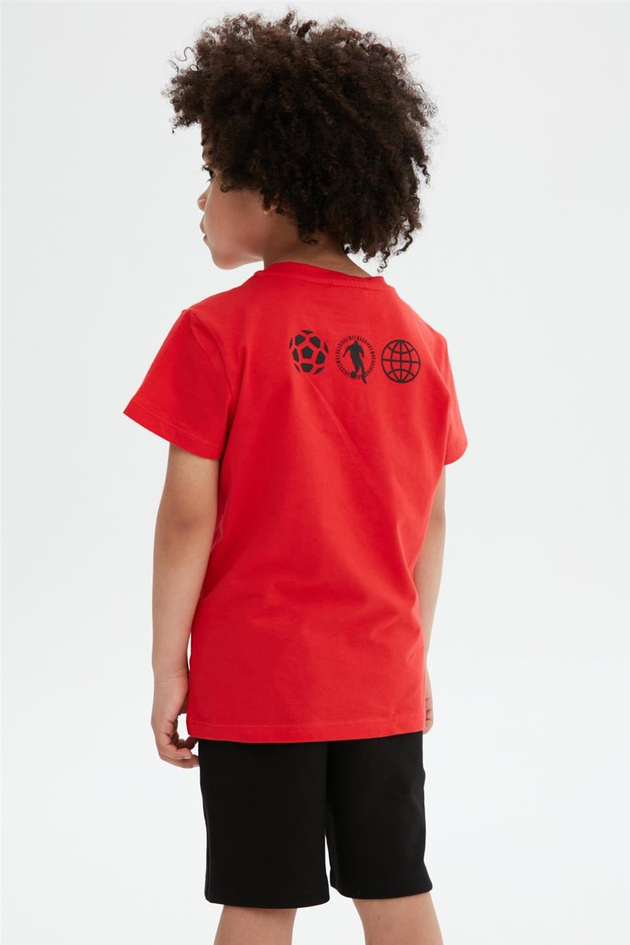 Bikkembergs Erkek Çocuk Kırmızı T-Shirt