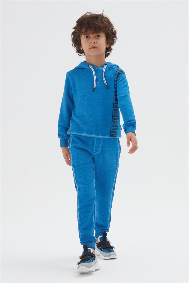 Bikkembergs Erkek Çocuk Mavi Sweatshirt
