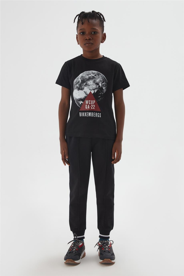 Bikkembergs Erkek Çocuk Siyah T-Shirt