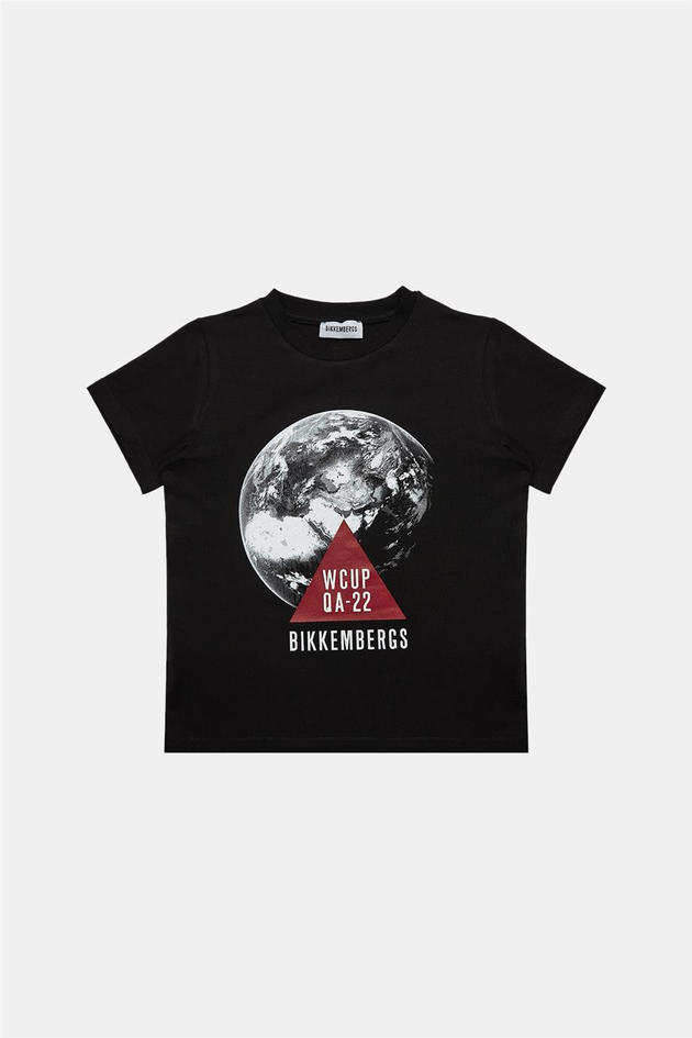 Bikkembergs Erkek Çocuk Siyah T-Shirt