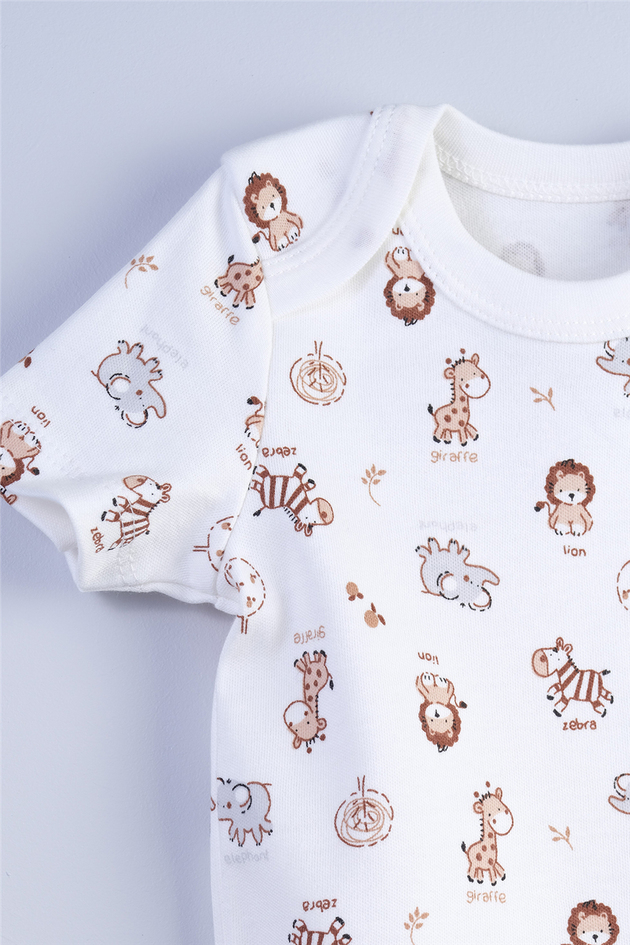 Bondberro Baby Boy Interlock Envelope Neck BodysuitBondberro Baby Boy Interlock Envelope Neck Bodysuit