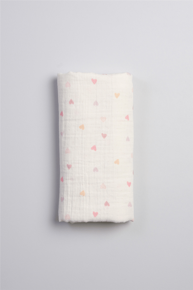 Bondberro Kız Bebek 100X85 cm Çok Amaçlı Müslin ÖrtüBondberro Kız Bebek 100X85 cm Çok Amaçlı Müslin Örtü