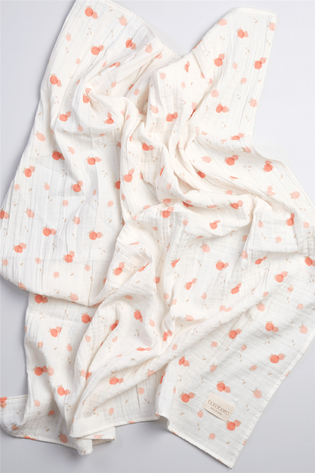 Bondberro Baby Girl 100 x 85 cm Multi-Purpose Muslin Swaddle BlanketBondberro Baby Girl 100 x 85 cm Multi-Purpose Muslin Swaddle Blanket
