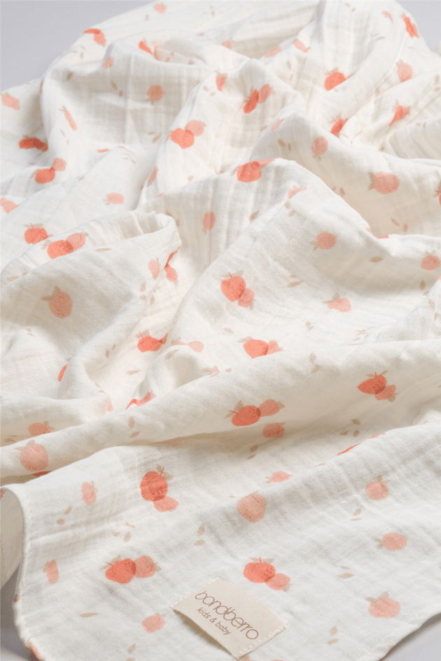 Bondberro Baby Girl 100 x 85 cm Multi-Purpose Muslin Swaddle BlanketBondberro Baby Girl 100 x 85 cm Multi-Purpose Muslin Swaddle Blanket
