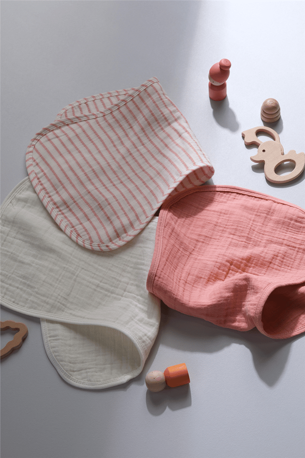 Bondberro Baby Girl Mother & Baby 4-Layer Muslin Burp ClothBondberro Baby Girl Mother & Baby 4-Layer Muslin Burp Cloth