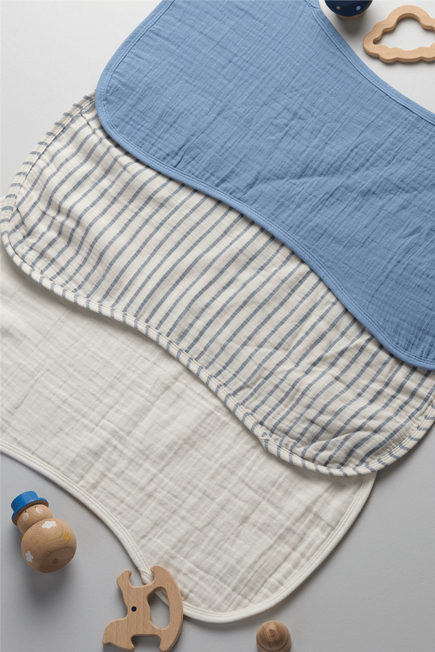 Bondberro Baby Girl Mother & Baby 4-Layer Muslin Burp ClothBondberro Baby Girl Mother & Baby 4-Layer Muslin Burp Cloth