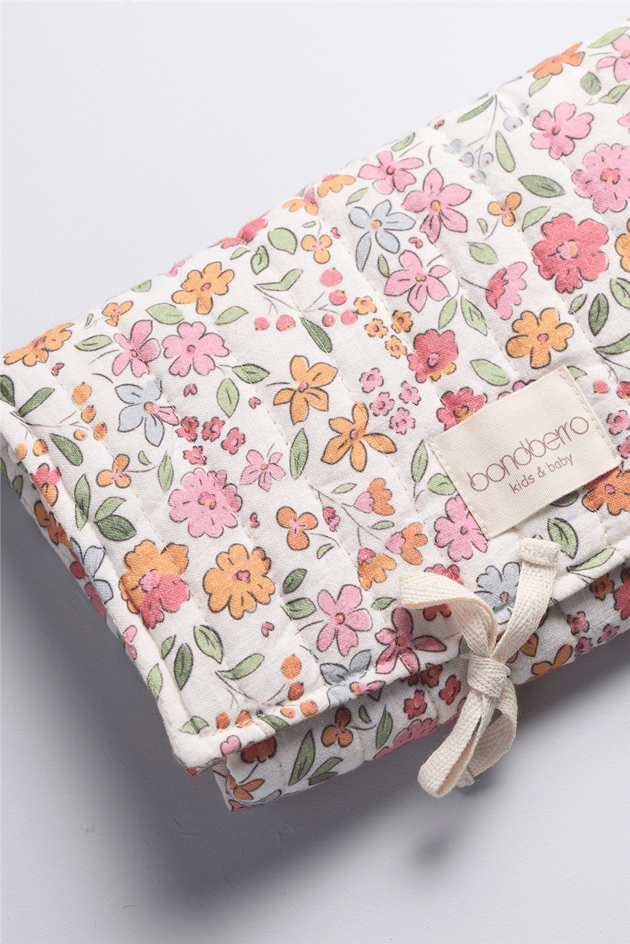 Bondberro Baby Girl Quilted Changing MatBondberro Baby Girl Quilted Changing Mat