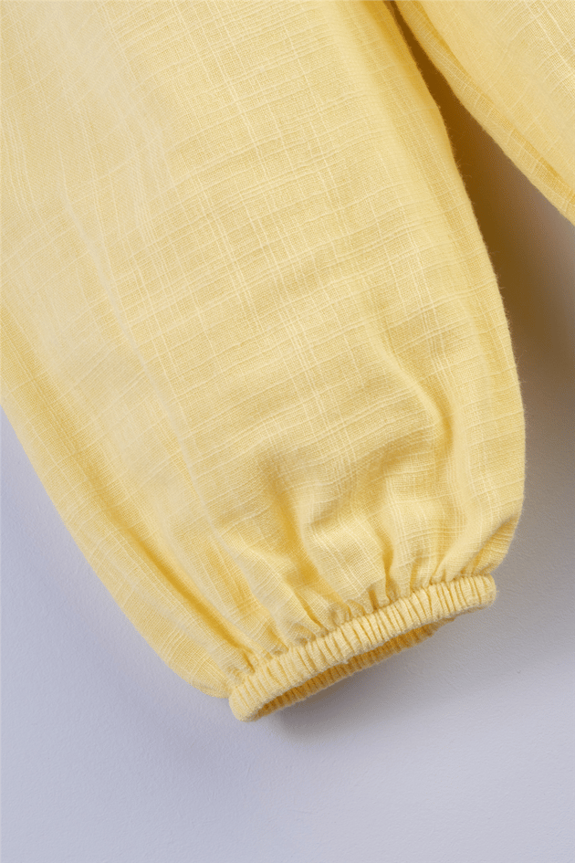 Bondberro Baby Girl Muslin Fabric Relaxed Fit TrousersBondberro Baby Girl Muslin Fabric Relaxed Fit Trousers