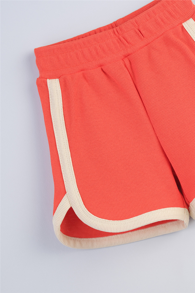 Bondberro Baby Girl Knitted Waffle Unisex Kids ShortsBondberro Baby Girl Knitted Waffle Unisex Kids Shorts