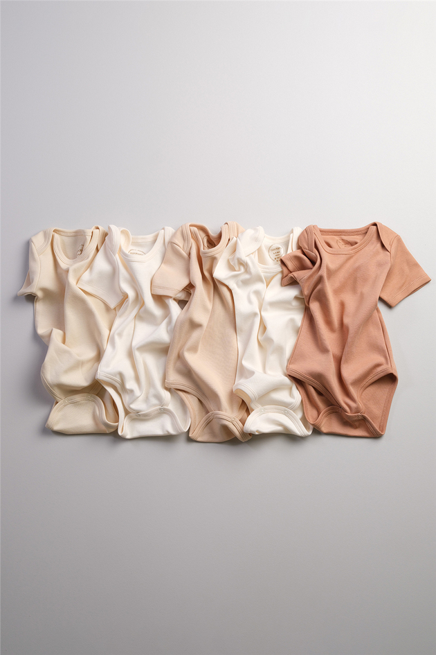 Bondberro Unisex 5-Pack 100% Cotton BodysuitsBondberro Unisex 5-Pack 100% Cotton Bodysuits