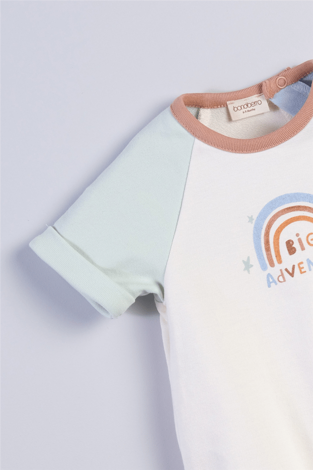 Bondberro Unisex Printed Detail BodysuitBondberro Unisex Printed Detail Bodysuit