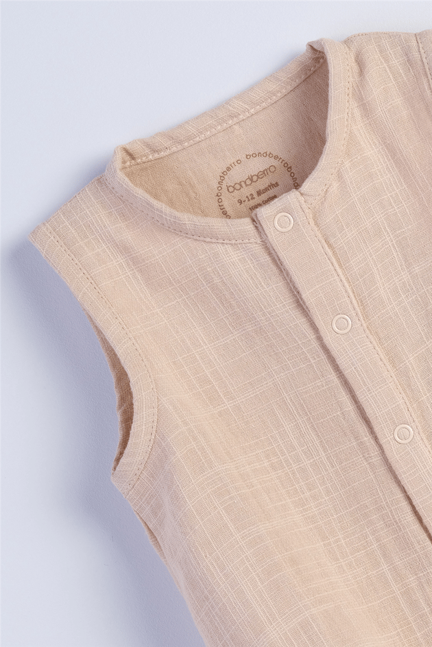 Bondberro Unisex Crinkled Muslin BodysuitBondberro Unisex Crinkled Muslin Bodysuit