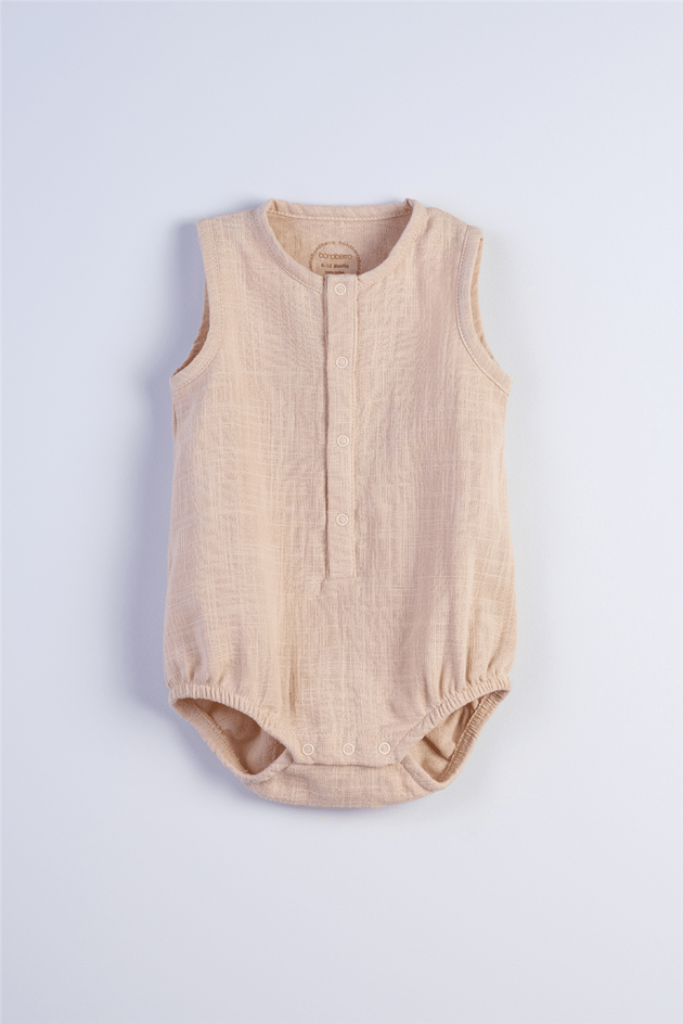Bondberro Unisex Crinkled Muslin BodysuitBondberro Unisex Crinkled Muslin Bodysuit