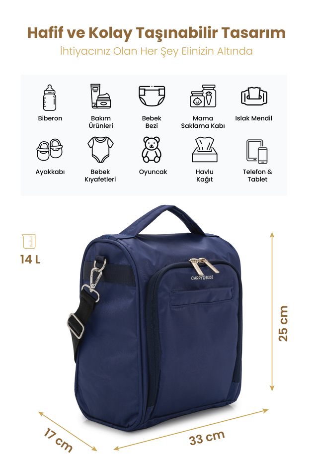 Carrybliss Çapraz Anne ÇantasıCarrybliss Çapraz Anne Çantası