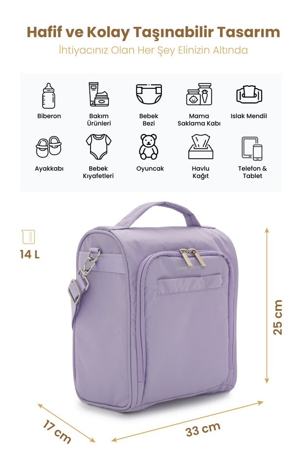 Carrybliss Çapraz Anne ÇantasıCarrybliss Çapraz Anne Çantası
