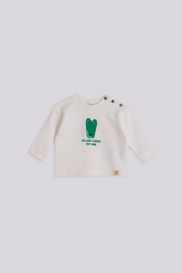  Baby Boy Ecru Tracksuit Set Baby Boy Ecru Tracksuit Set
