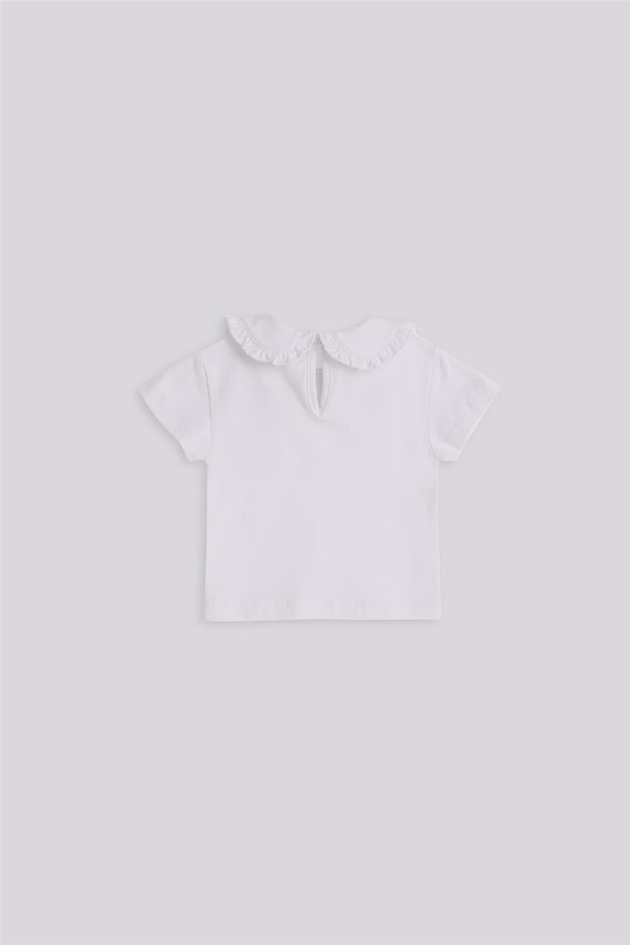 Gb Baby Basic Kız Bebek Beyaz TshirtGb Baby Basic Kız Bebek Beyaz Tshirt