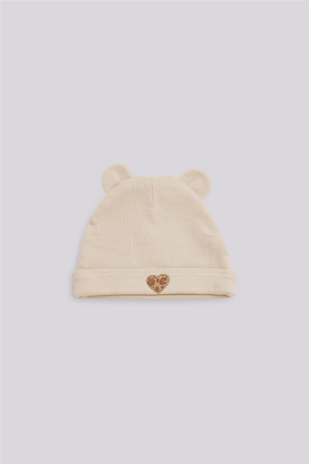 Gb Baby Basic Kız Bebek Ekru BereGb Baby Basic Kız Bebek Ekru Bere