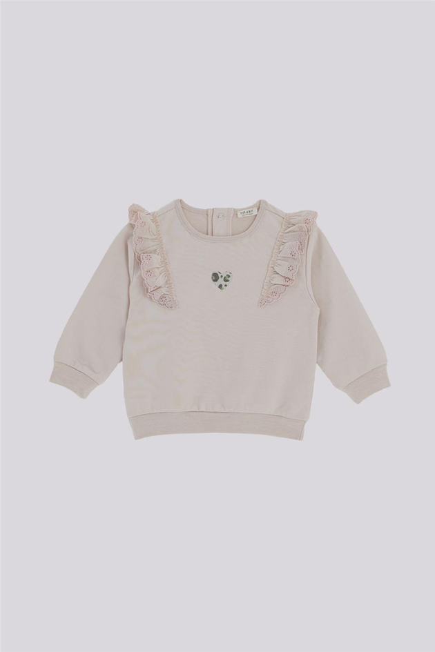 Gb Baby Basic Kız Bebek Ekru Eşofman TakımGb Baby Basic Kız Bebek Ekru Eşofman Takım