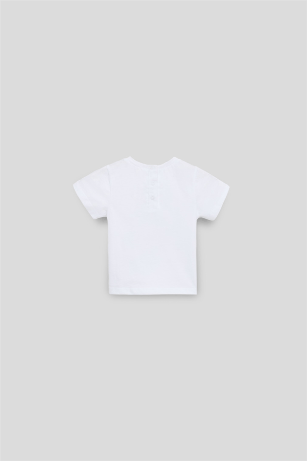 GB Baby Baby Boy White TshirtGB Baby Baby Boy White Tshirt