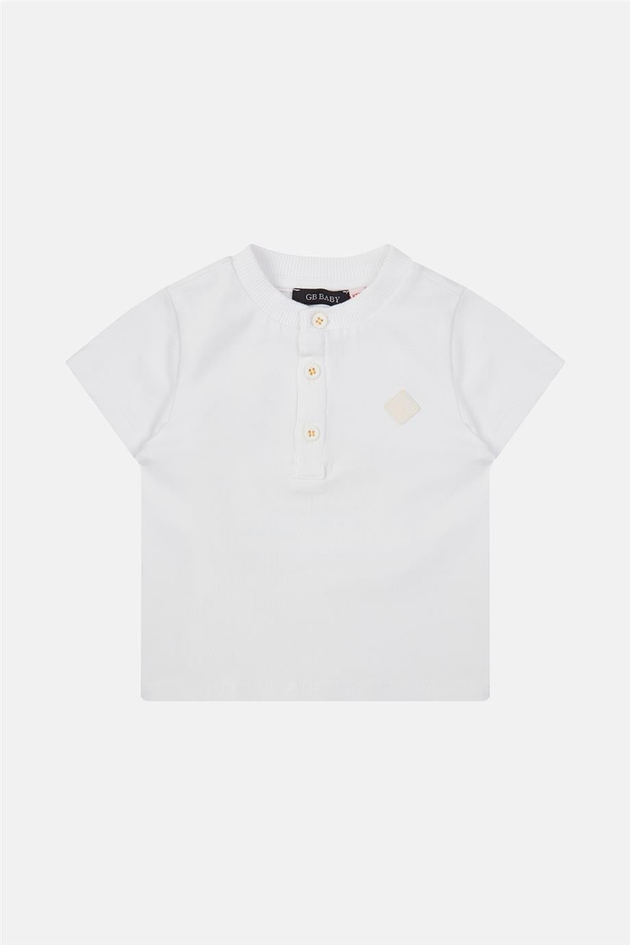 GB Baby Erkek Bebek Beyaz Tshirt
