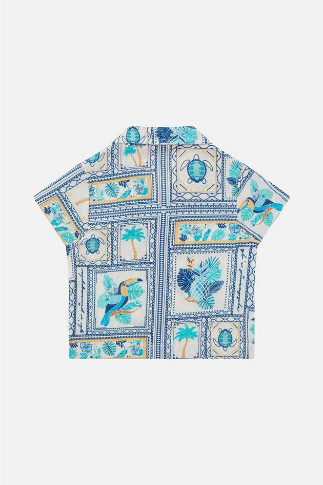 GB Baby Erkek Bebek Desenli Gömlek
