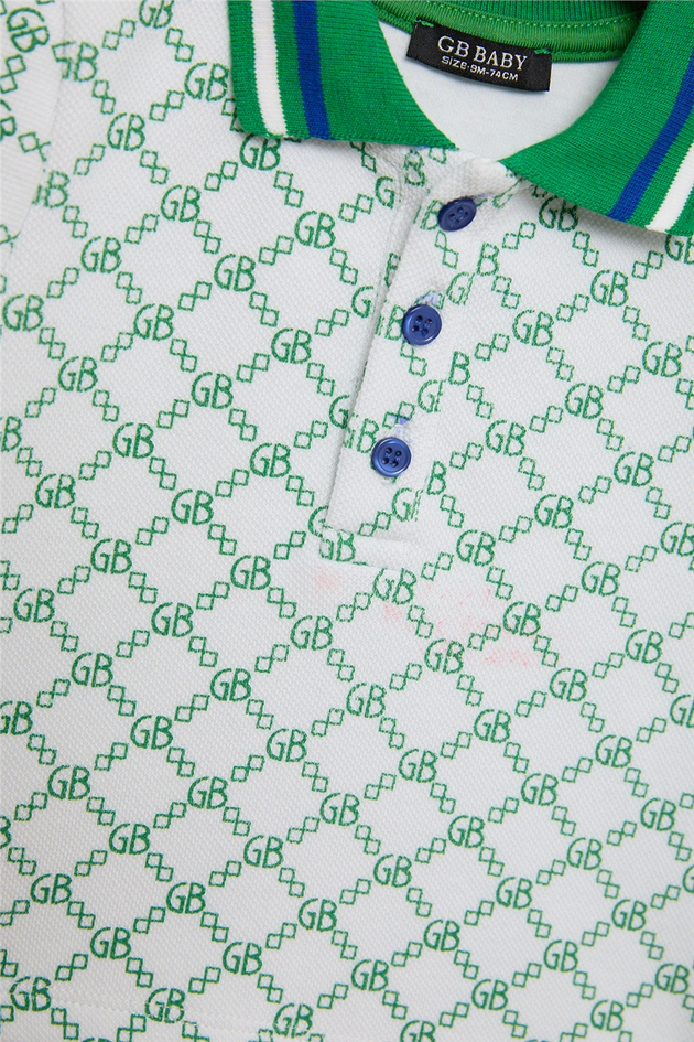 GB Baby Baby Boy Patterned TshirtGB Baby Baby Boy Patterned Tshirt