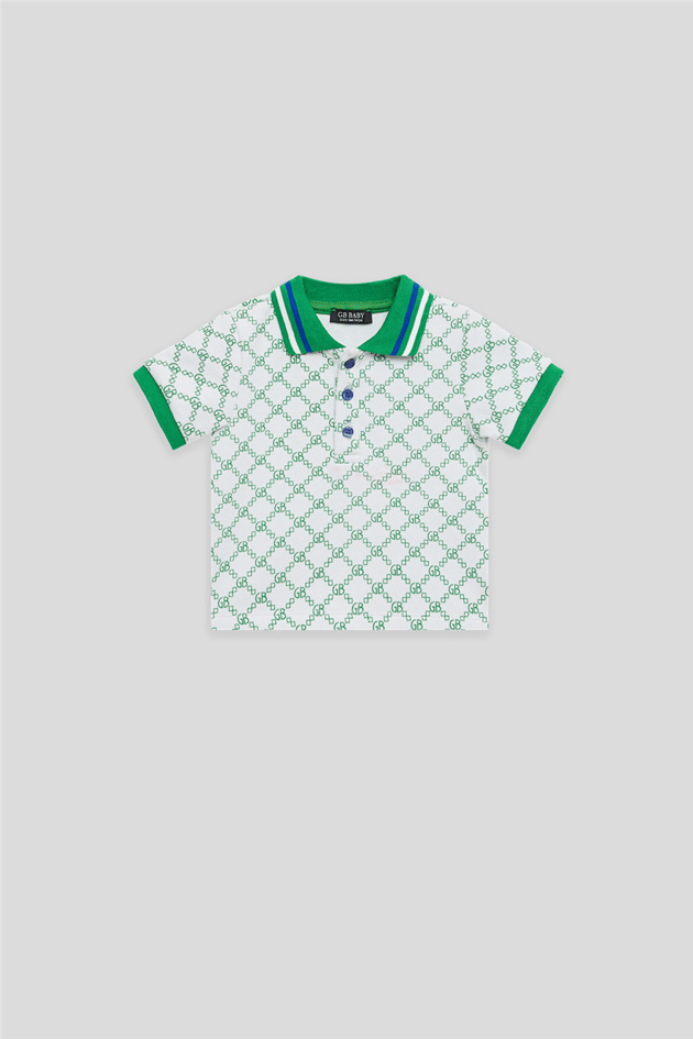 GB Baby Baby Boy Patterned TshirtGB Baby Baby Boy Patterned Tshirt