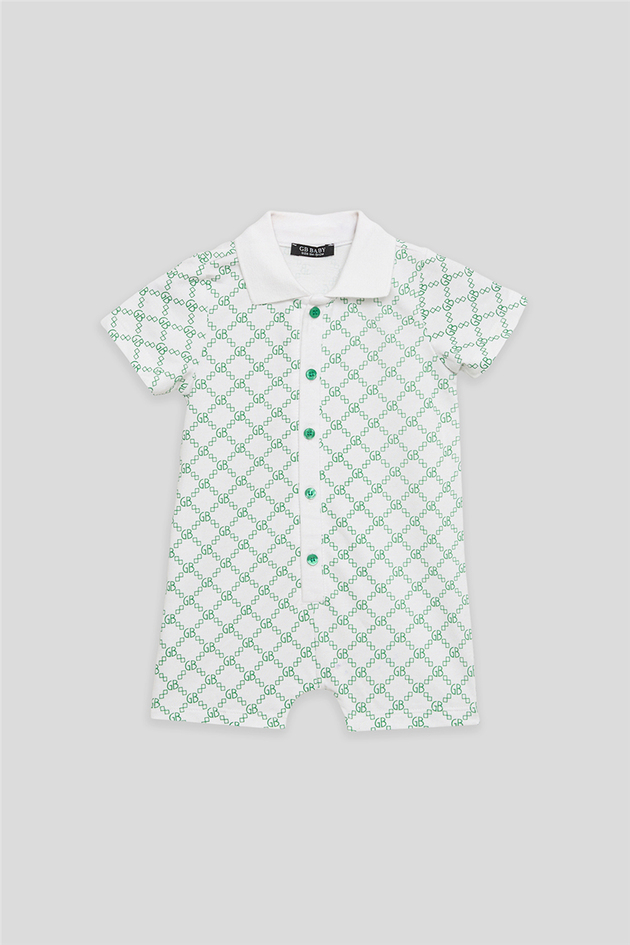GB Baby Baby Boy Patterned OverallGB Baby Baby Boy Patterned Overall