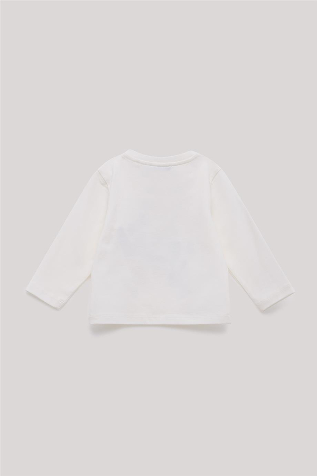 GB Baby Erkek Bebek Ekru T-Shirt
