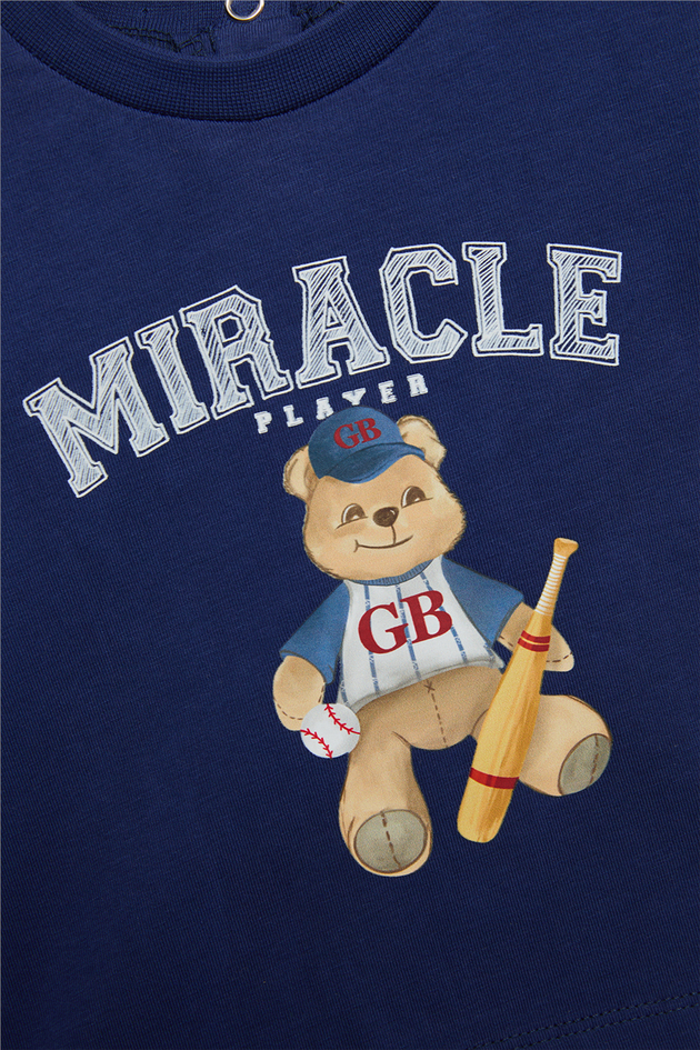 GB Baby Baby Boy Navy Blue Tshirt GB Baby Baby Boy Navy Blue Tshirt 