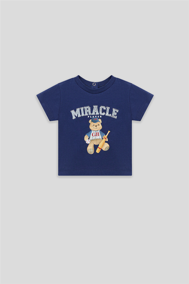 GB Baby Baby Boy Navy Blue Tshirt GB Baby Baby Boy Navy Blue Tshirt 