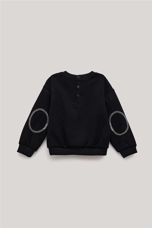 GB Baby Erkek Bebek Siyah Sweatshirt