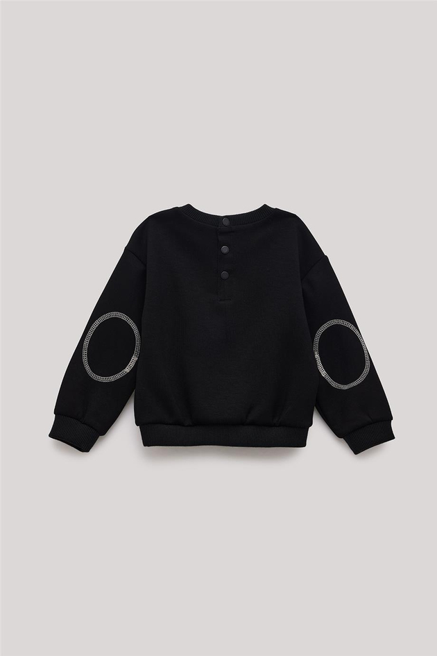 GB Baby Erkek Bebek Siyah Sweatshirt