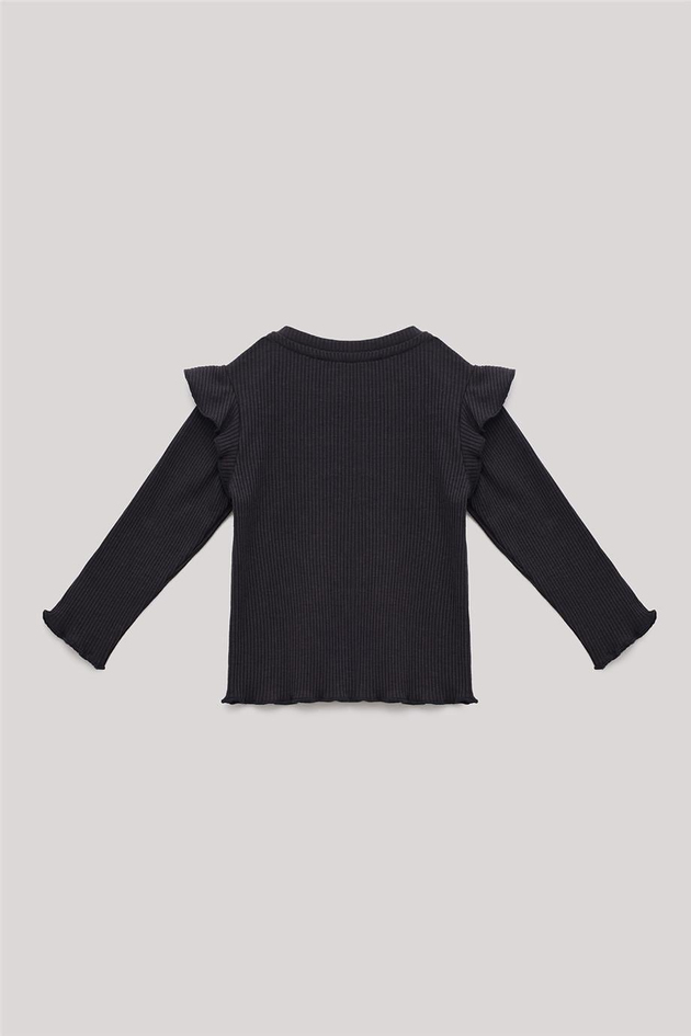 GB Baby Kız Bebek Antrasit T-Shirt