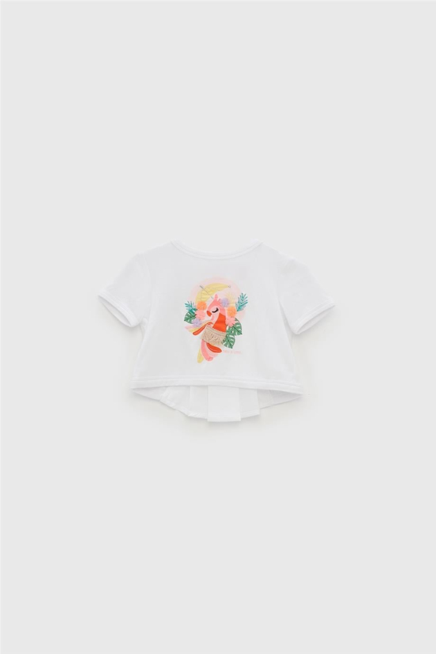 GB Baby Kız Bebek Beyaz T-Shirt