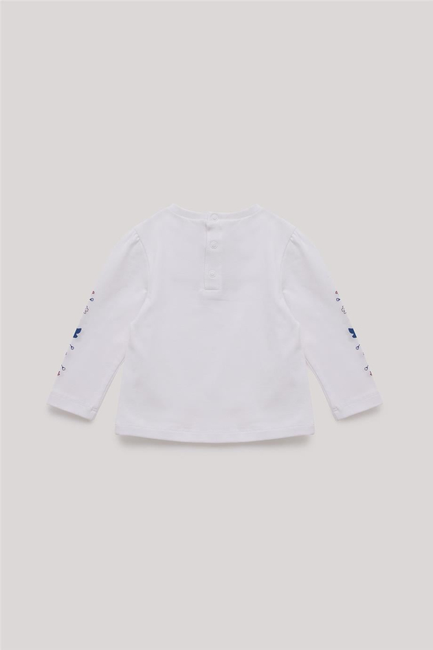 GB Baby Kız Bebek Beyaz T-Shirt