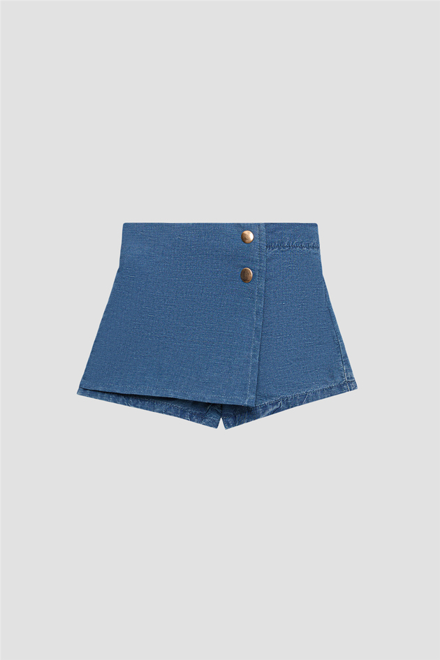 GB Baby Kız Bebek Denim Şort EtekGB Baby Kız Bebek Denim Şort Etek