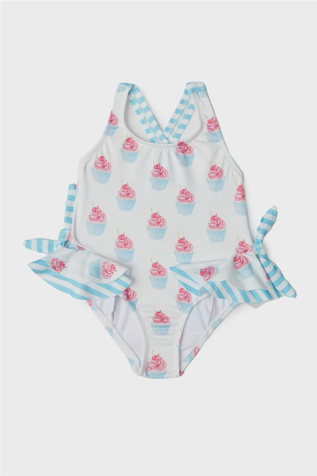 GB Baby Kız Bebek Desenli Mayo