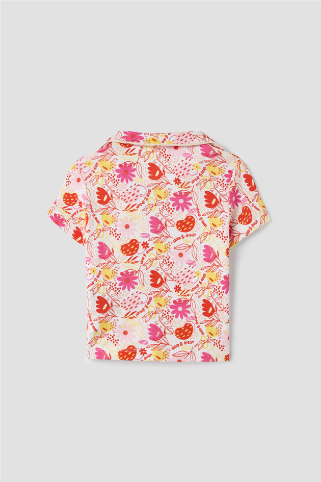 GB Baby Baby Girl Patterned Pyjama SuitGB Baby Baby Girl Patterned Pyjama Suit