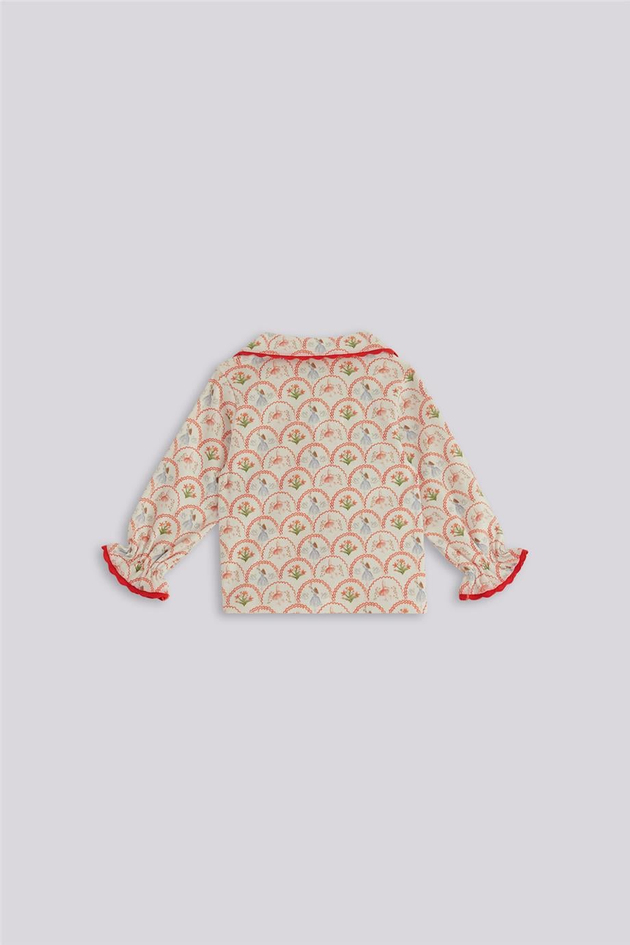 GB Baby Kız Bebek Desenli Pijama TakımGB Baby Kız Bebek Desenli Pijama Takım